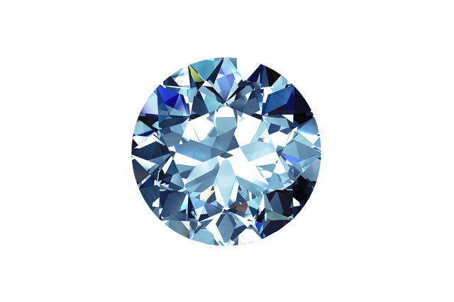 新潟】ブルーダイヤモンドの結婚指輪｜グラデーションの美しいクリアな