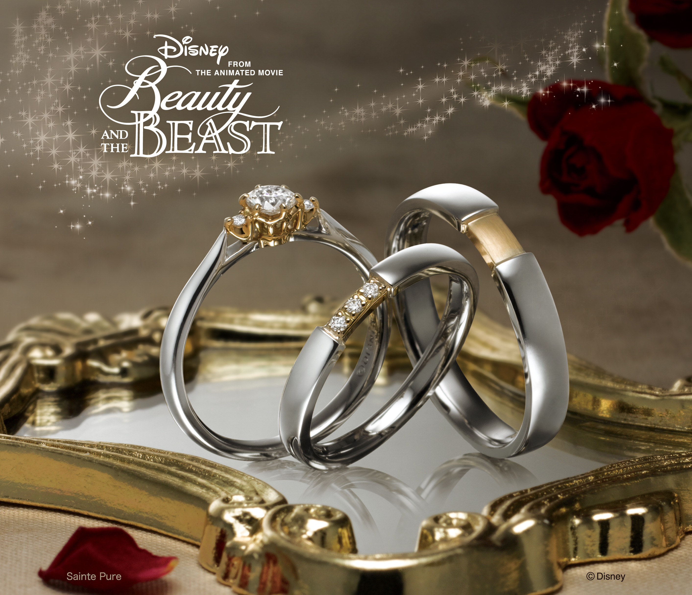 ディズニーの結婚指輪 人気ブランド5選 美女と野獣 シンデレラ ミッキー Isshindo Bridal Blog