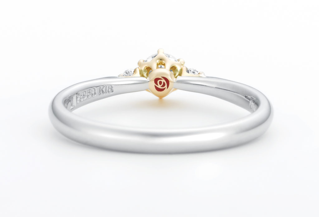 美女と野獣の婚約指輪トゥルービューティー