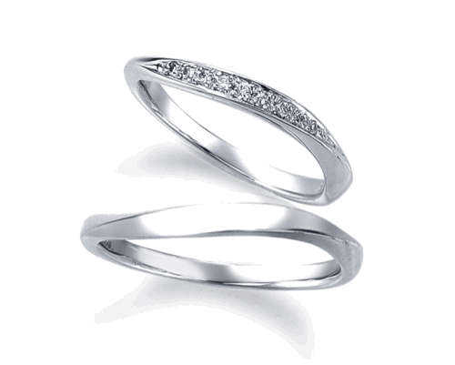 ウェーブ（S字カーブ）の結婚指輪｜お気に入りリングを見つける３つの