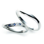 ブルーサファイアの結婚指輪