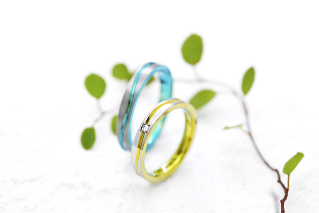 ジルコニウムの結婚指輪 SORA｜発色・機能美が注目される素材