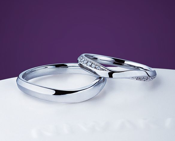 NIWAKAの結婚指輪　茜雲の画像