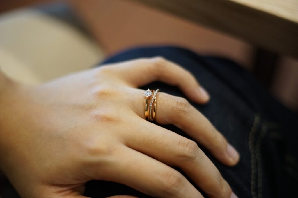 結婚指輪　ゴールド
