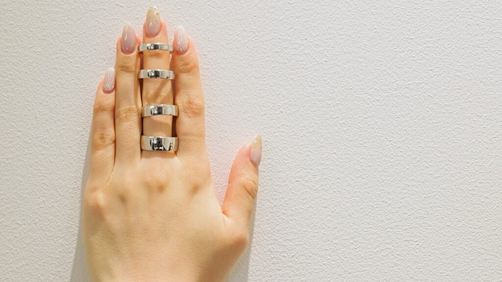 指輪の太さ　比較