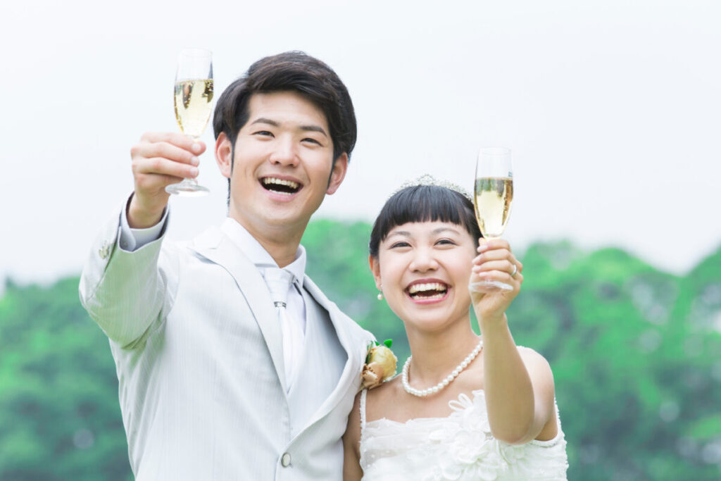 婚約指輪をつけたい披露宴