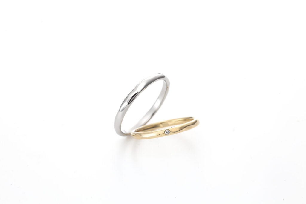 槌目の結婚指輪