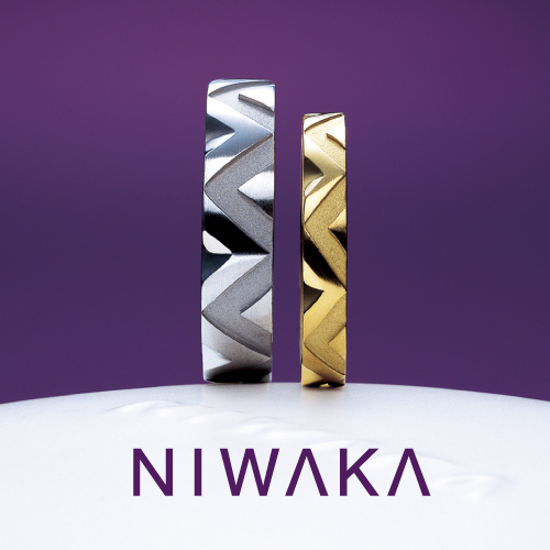 NIWAKAの結婚指輪「雷神」
