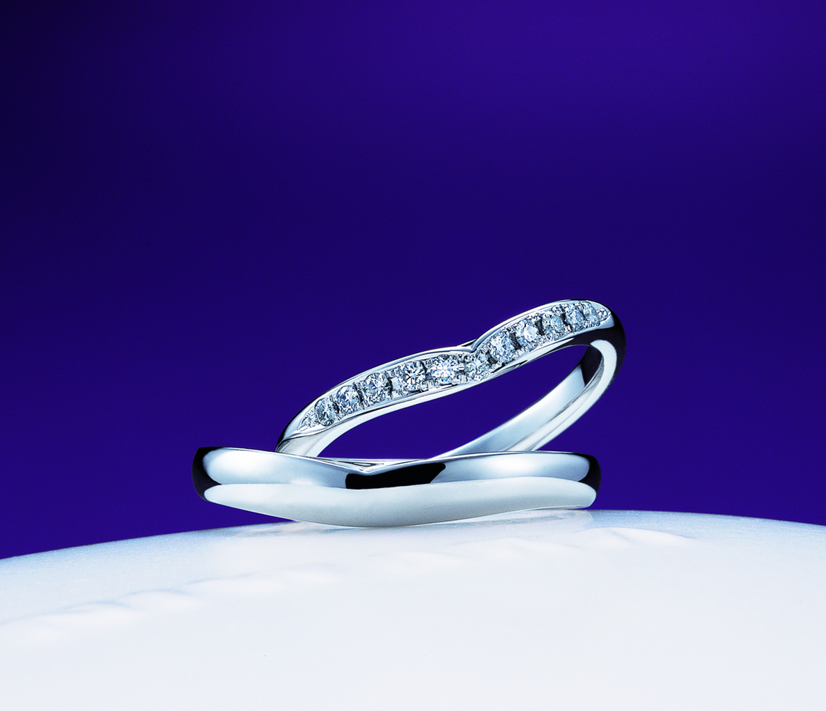 NIWAKAの結婚指輪　睡蓮
