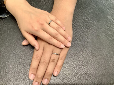 【妙高市・長岡市】ロイヤル・アッシャーの結婚指輪をお作りいただきました