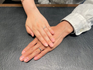 【加茂市・五泉市】NIWAKA（ニワカ）の結婚指輪をお作りいただきました