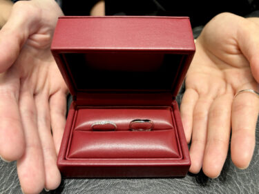 【燕市】モニッケンダムのご結婚指輪をおつくりいただきました