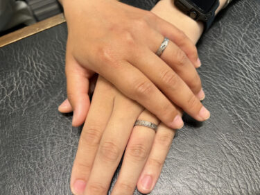 【神奈川県・新潟市】NIWAKA(ニワカ)の結婚指輪をお作りいただきました