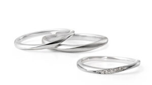 ねじれ・ひねりのある結婚指輪｜さりげないこだわり感を込められる人気デザイン