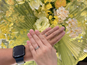 【柏崎市】NIWAKA（ニワカ）の婚約指輪・結婚指輪をお作りいただきました