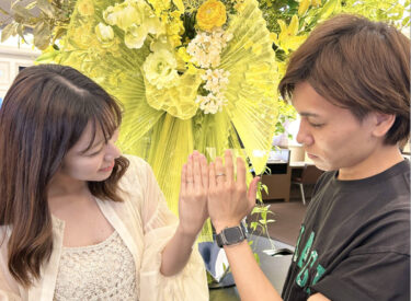 【新潟市】NIWAKA(ニワカ)の結婚指輪をおつくりいただきました