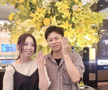 【妙高市】NIWAKA（ニワカ）の結婚指輪をお作りいただきました