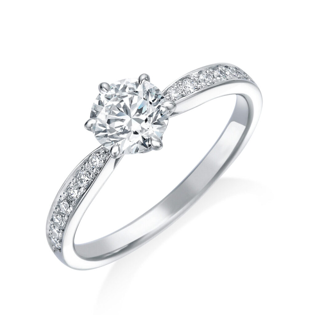 ロイヤル・アッシャー人気の婚約指輪ERA815