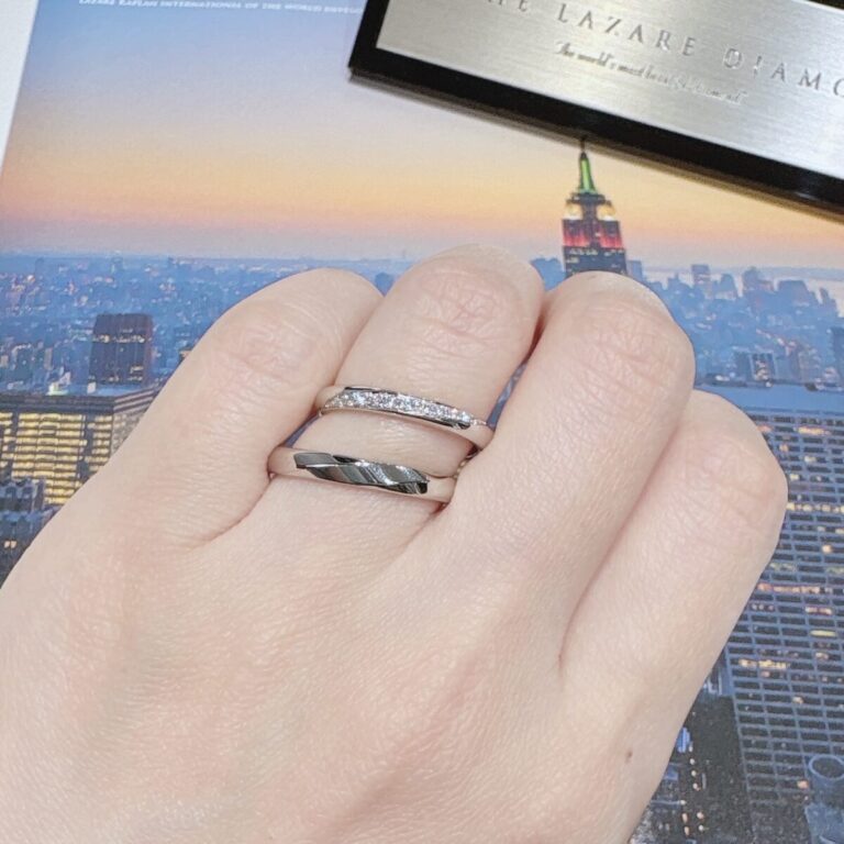 ラザールダイヤモンドの結婚指輪　ベルヴェデーレ