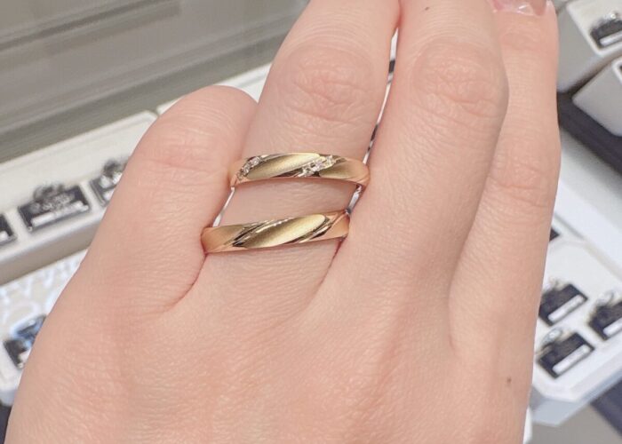 イエローゴールドの結婚指輪