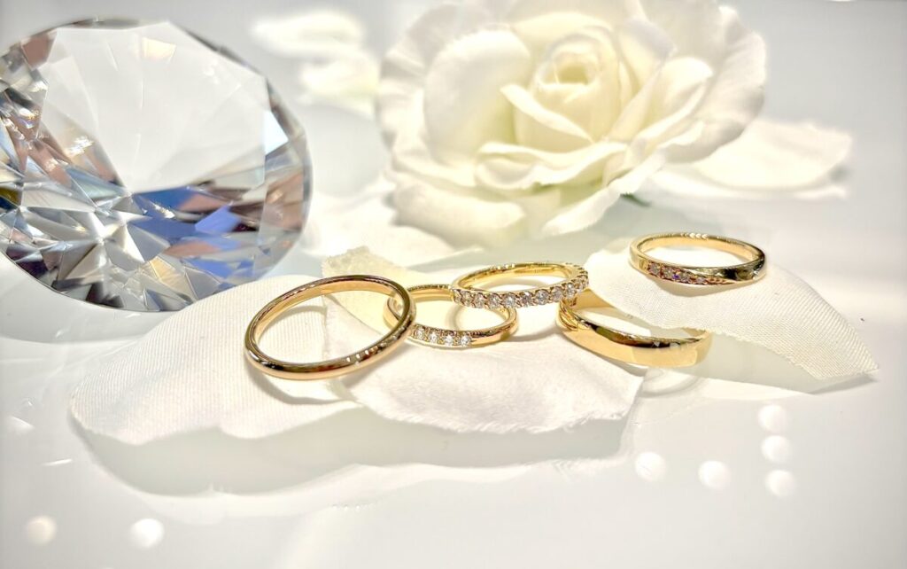 イエローゴールドの結婚指輪