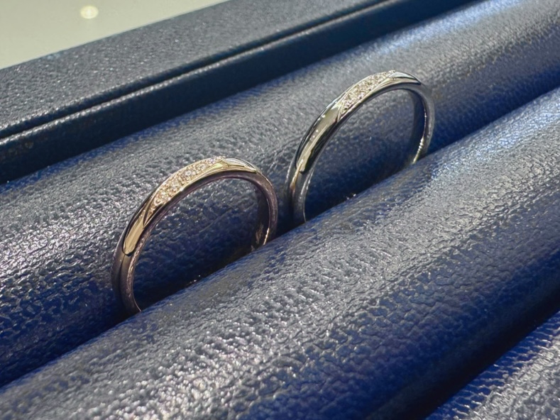 ダイヤありの結婚指輪