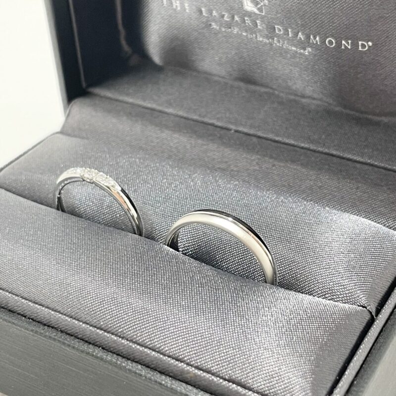 ラザールダイヤモンドの結婚指輪ロージー