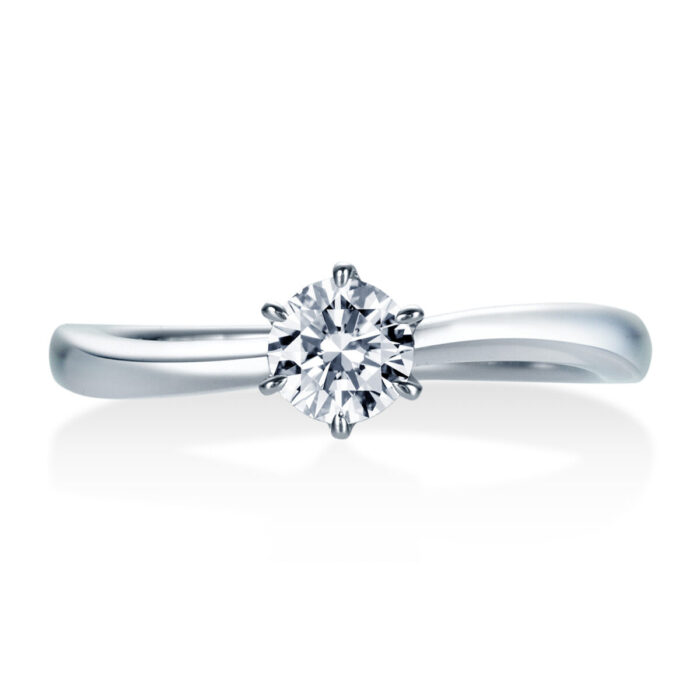 ロイヤル・アッシャーERA810-1 ロイヤル・アッシャーのクラウンシリーズの婚約指輪ERA810の画像