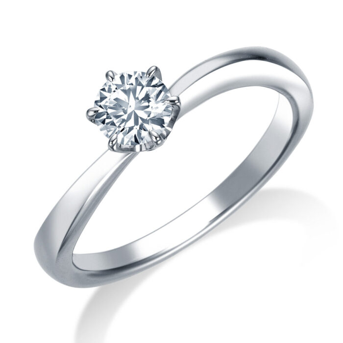 ロイヤル・アッシャーERA810-3 ロイヤル・アッシャーのクラウンシリーズの婚約指輪ERA810の画像