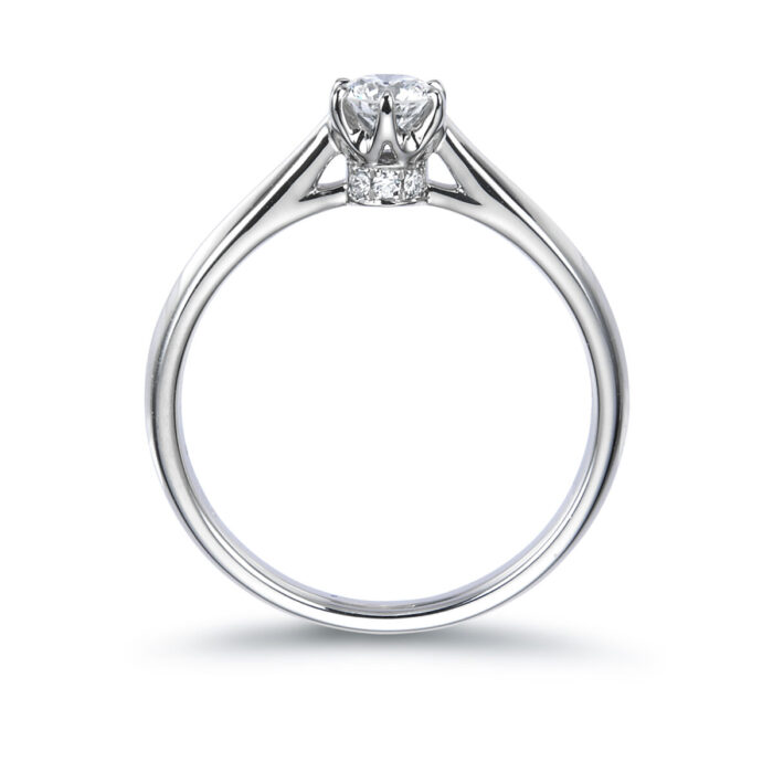 ロイヤル・アッシャーERA817-3 (2) ロイヤル・アッシャーのクラウンシリーズの婚約指輪ERA817の画像