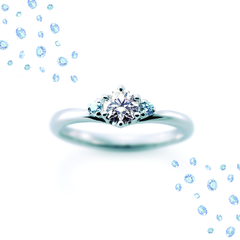 カフェリングの婚約指輪シェリ