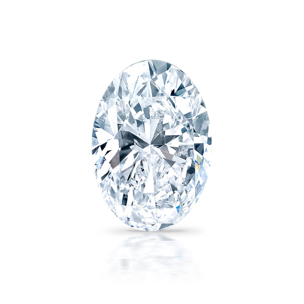 オーバルカットのダイヤモンド