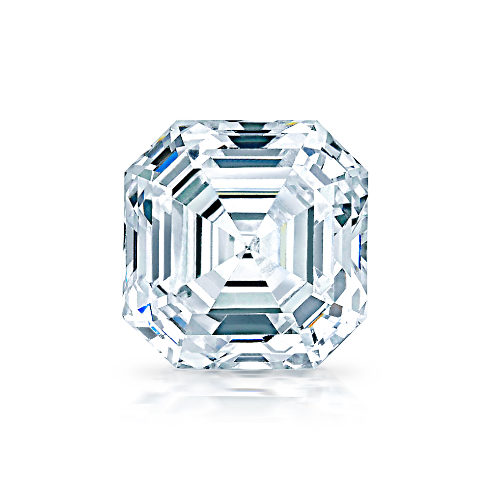 ステップカットのダイヤモンド