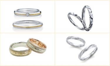 模様入り結婚指輪