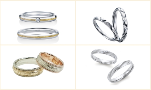 模様入り結婚指輪