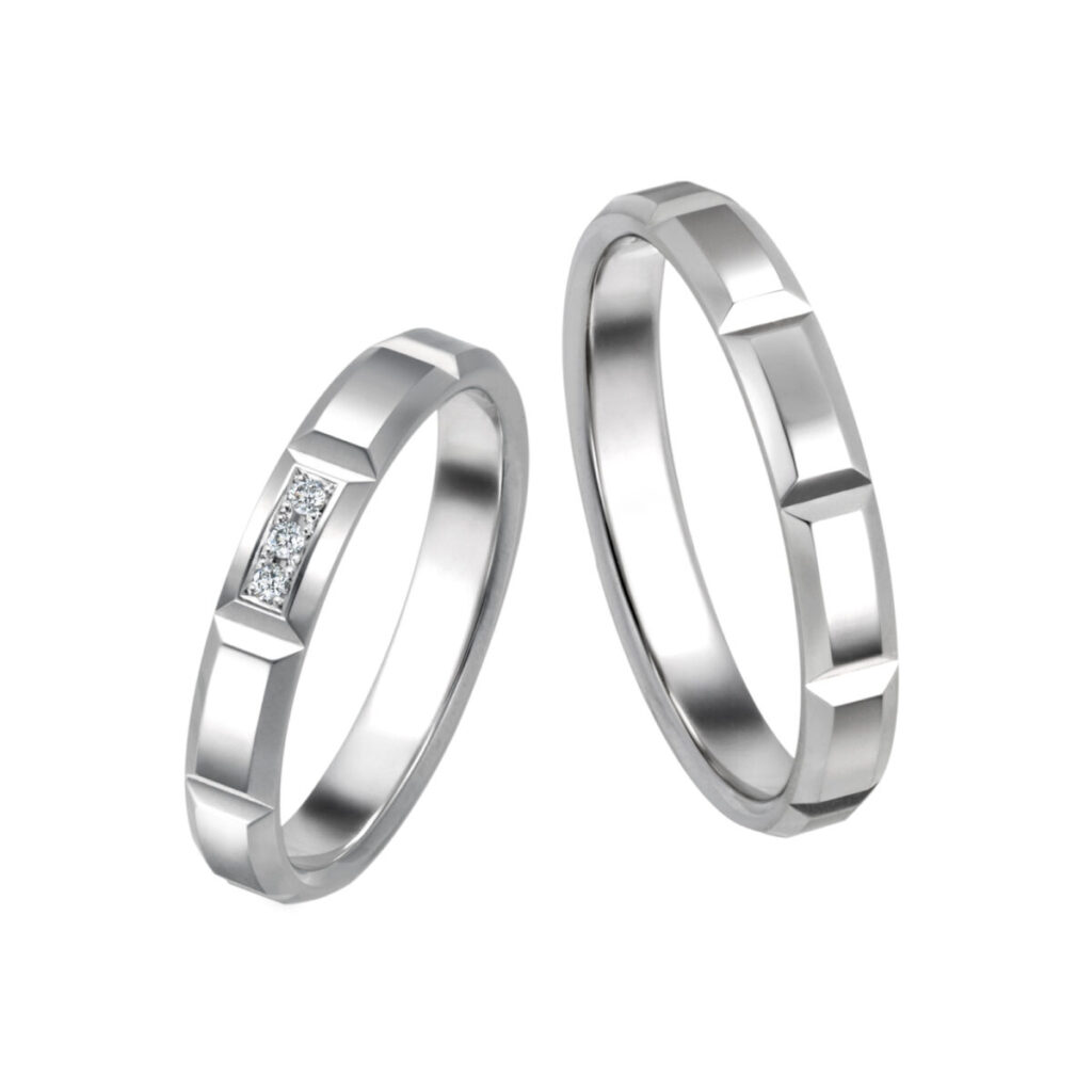 モニッケンダムの結婚指輪の画像。22WR76と22WR77