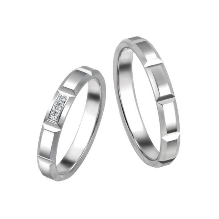 モニッケンダムの結婚指輪の画像。22WR76と22WR77