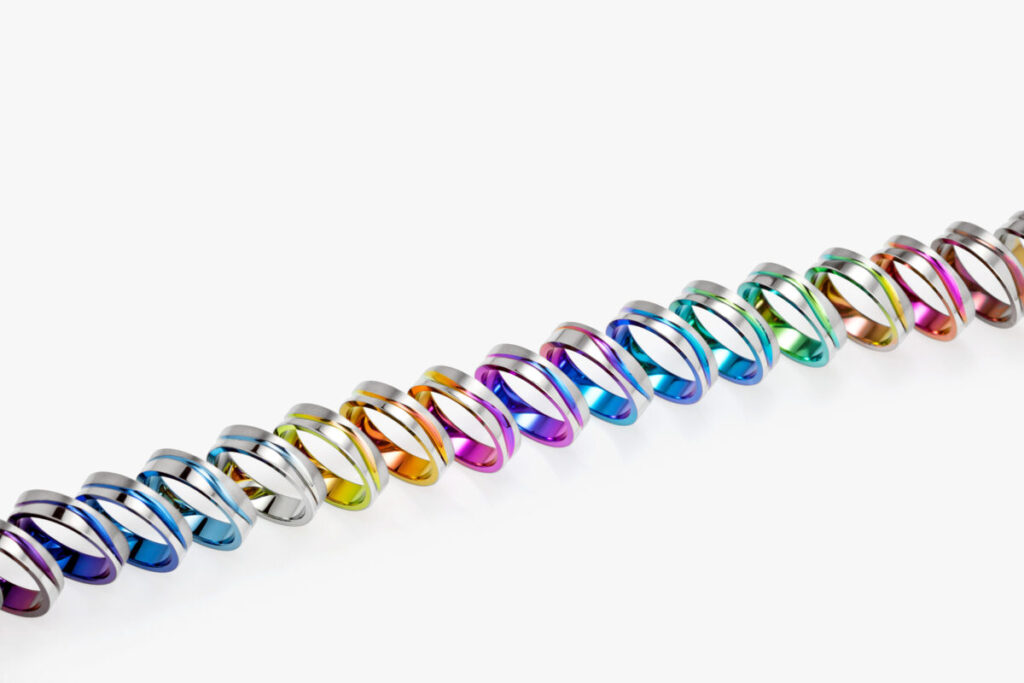 SORA結婚指輪カラーサンプル