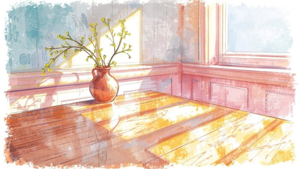 整頓されたテーブル