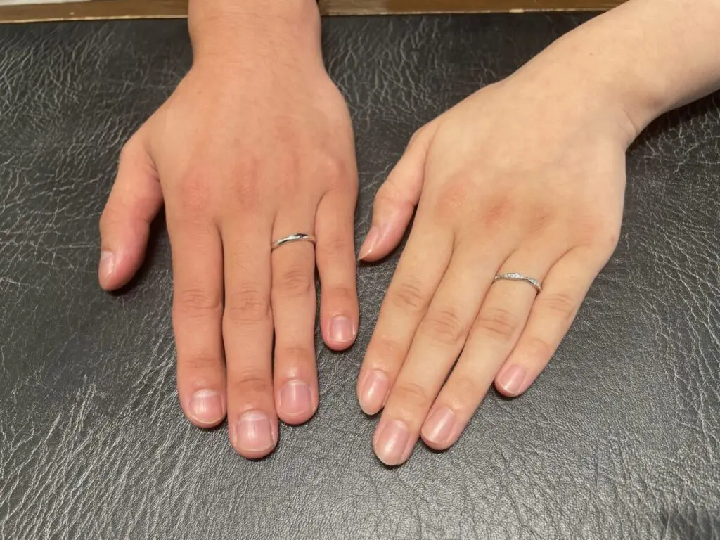 ピュルテをつけたお客様