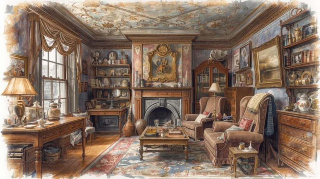 英国で受け継がれたアンティーク品