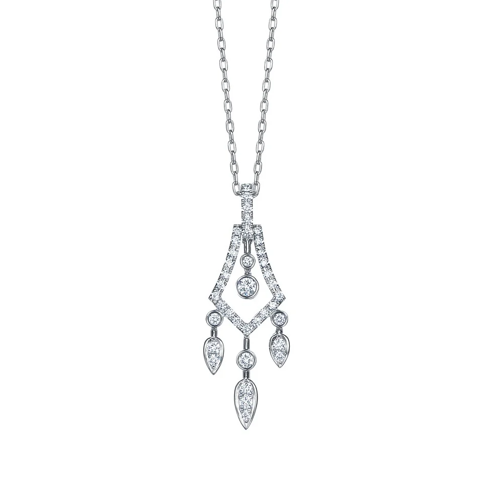 ロイヤル・アッシャーのネックレスの画像。ヨーロピアン・アーキテクチャーコレクションのシャンデリアモチーフのネックレス