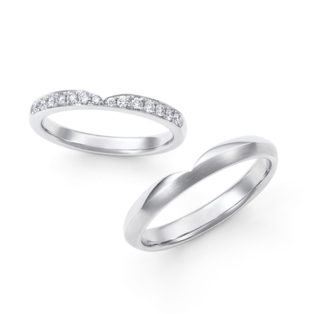 ロイヤル・アッシャーの結婚指輪　WRB080 WRA070
