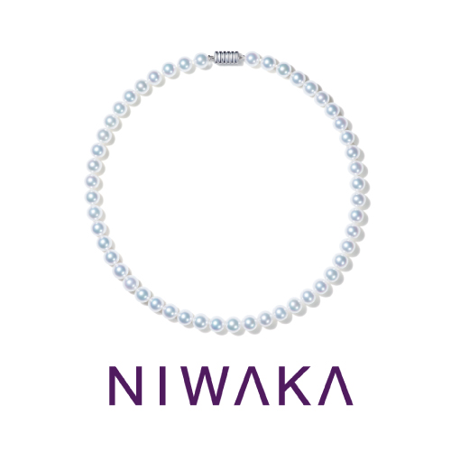 白澄花ネックレス