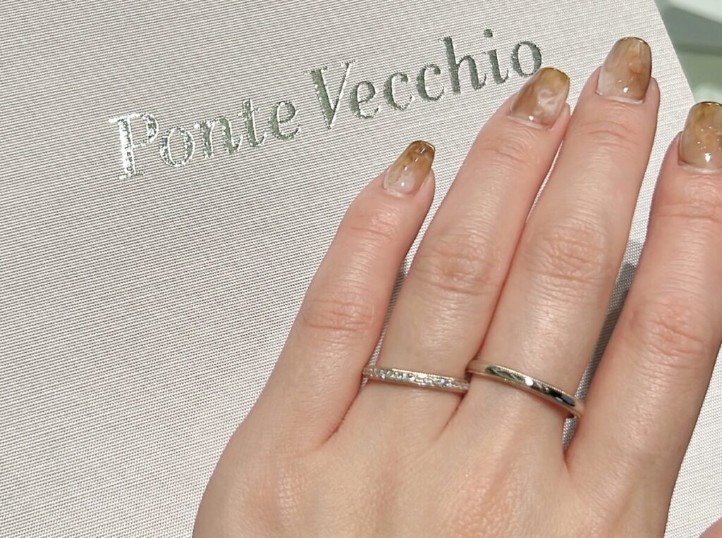 ポンテヴェキオのエタニティ　ミルアモーレ着用