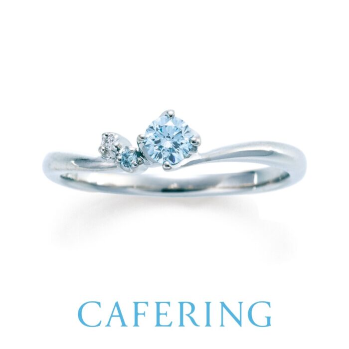 ローブドゥマリエ婚約指輪 アイスブルーダイヤ ローブドゥマリエ婚約指輪 アイスブルーダイヤ