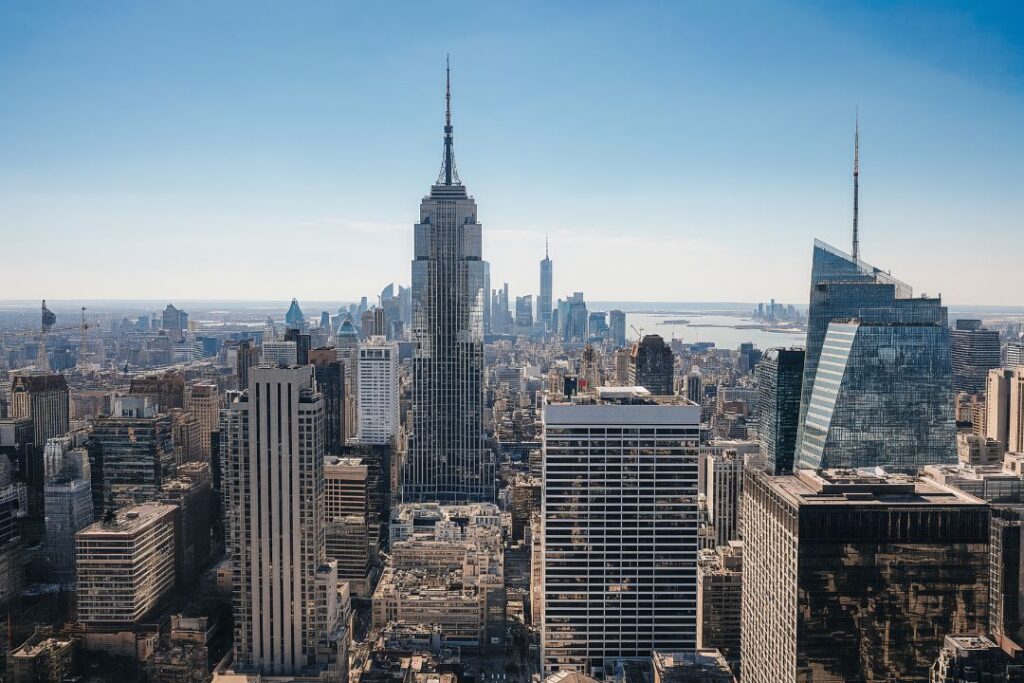 ニューヨークのビル群