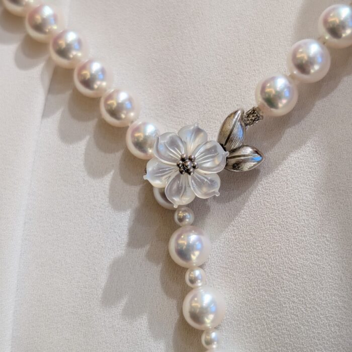 優花真珠ネックレスマグピタ