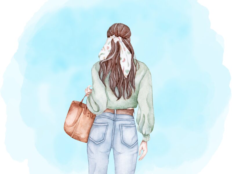 女性のイラスト