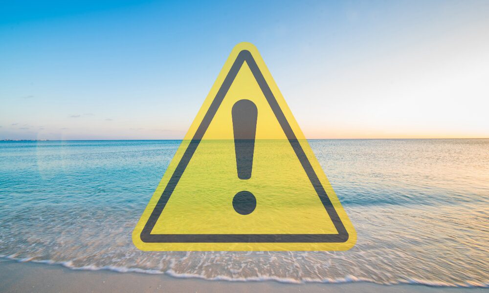 海では注意イメージ